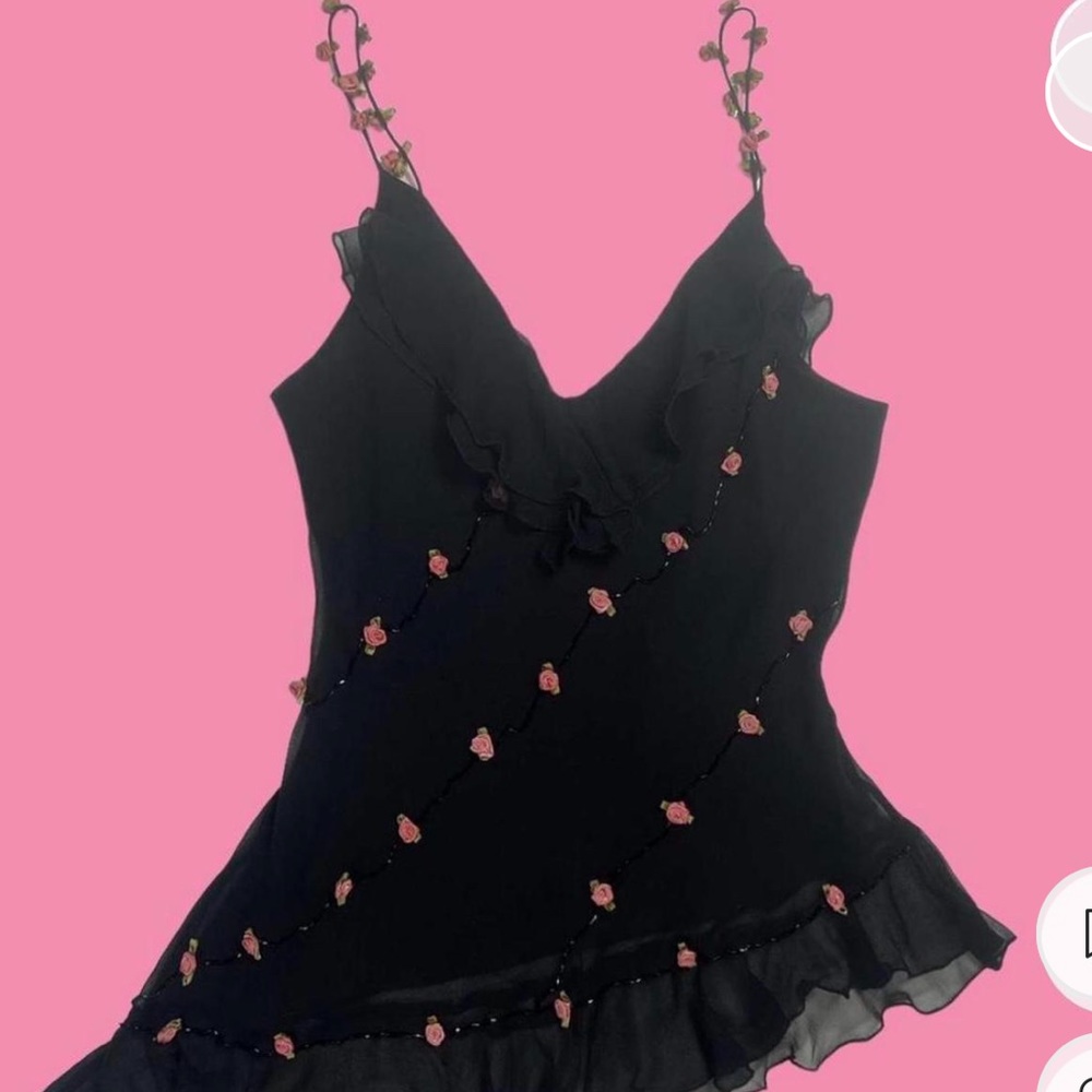 Rose tank top vintage